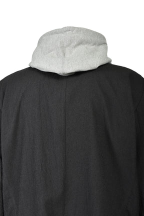 TRIPLE LAYERED BLAZER / BLK