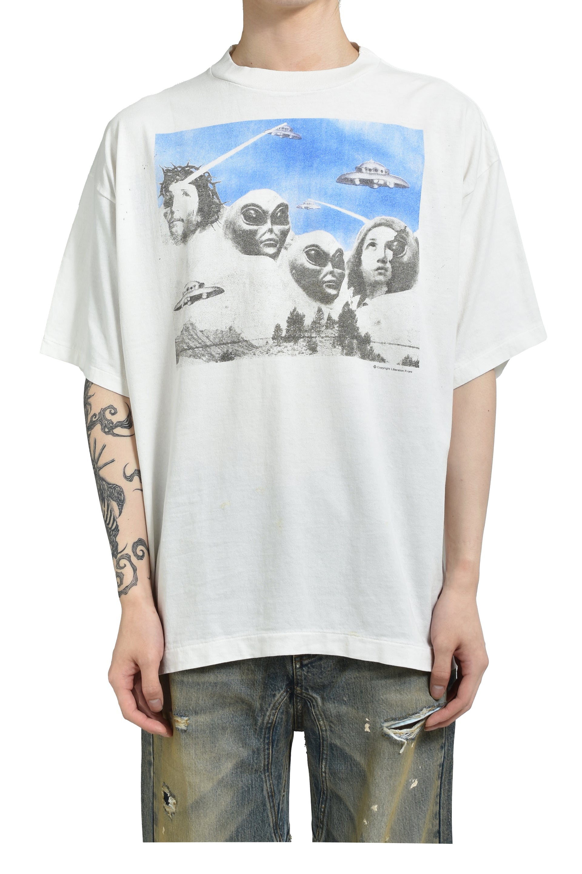 SW_SS TEE/KIKI / WHT