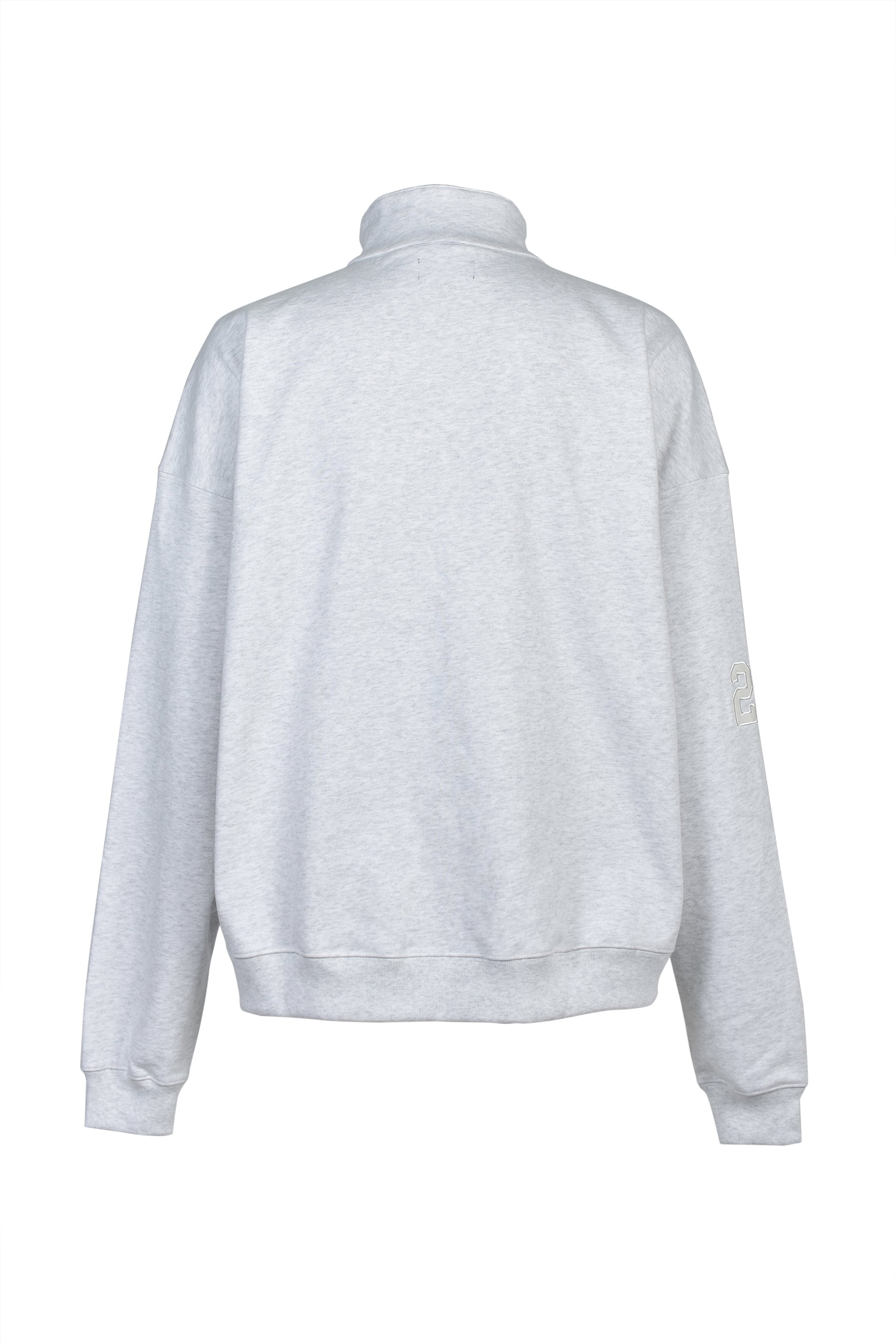 HALF ZIP SWEAT / GRY