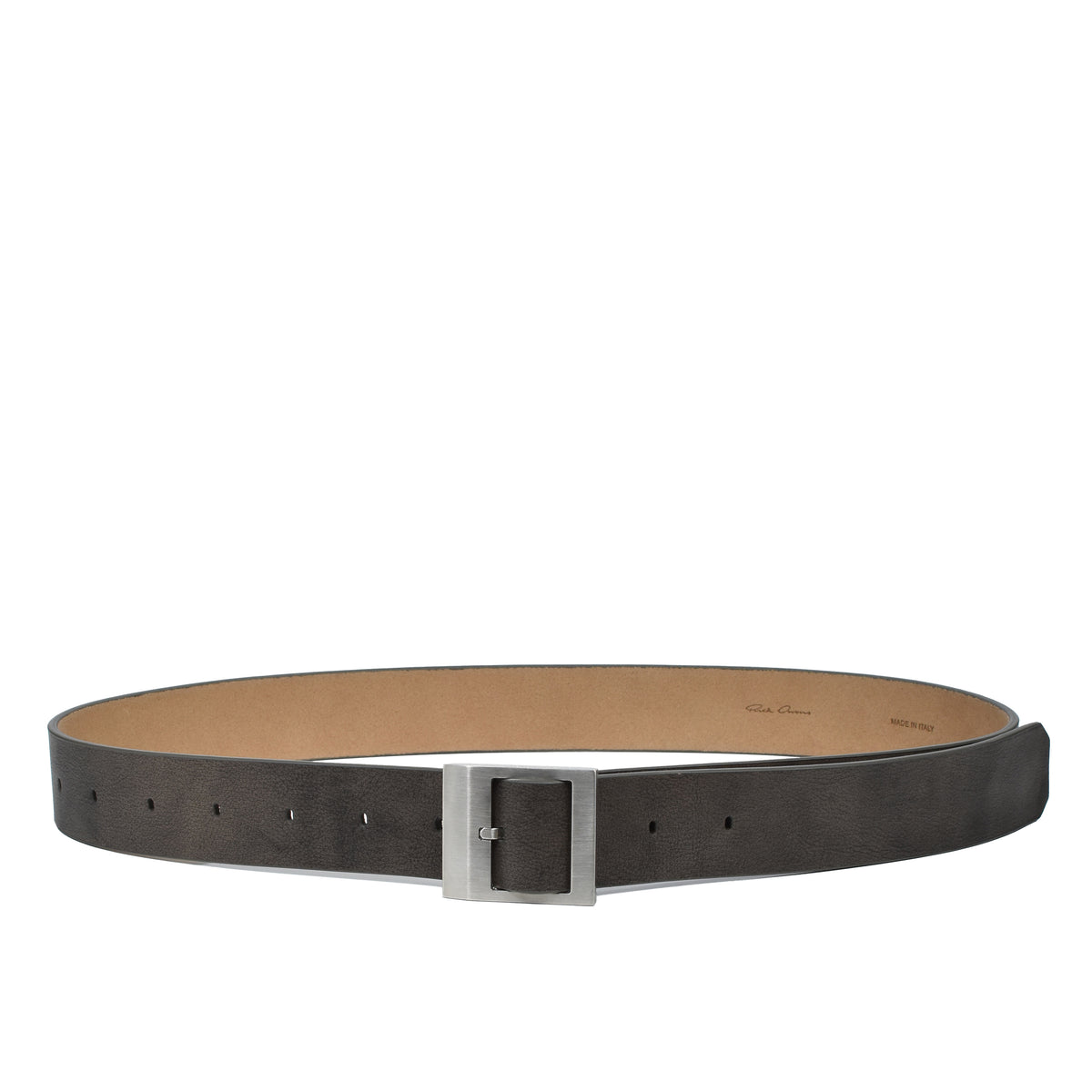 Rick Owens リック オウエンス FW26 STOOGES BELT / WASHED BLK