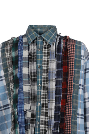 FLANNEL SHIRT -> RIBBON WIDE SHIRT / ASSORT