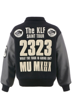 KLF_VARSITY JACKET/KLF / BLACK 