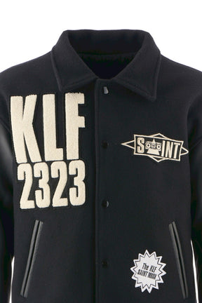 KLF_VARSITY JACKET/KLF / BLACK 