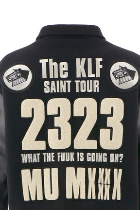 KLF_VARSITY JACKET/KLF / BLACK 