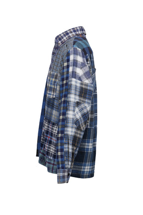 FLANNEL SHIRT -> STRAIGHT HEM SHIRT / ASSORTED