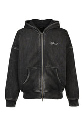FADE ZIP HOODIE / BLK