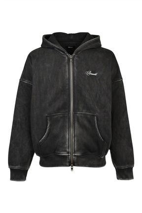 FADE ZIP HOODIE / BLK