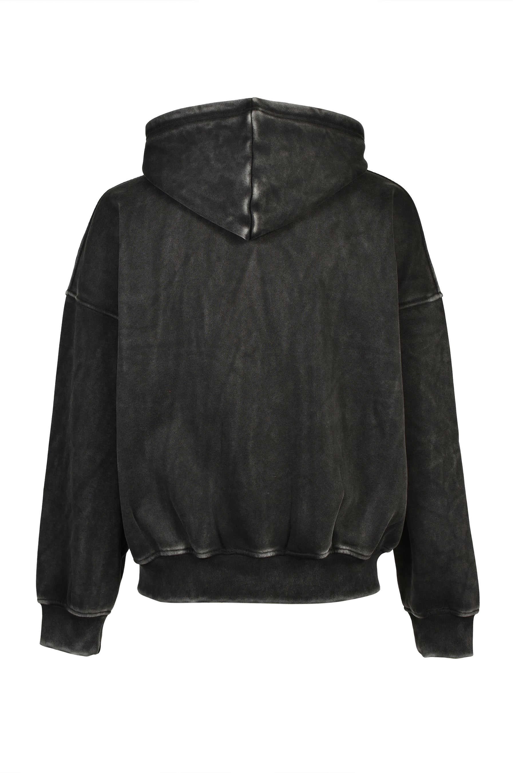 FADE ZIP HOODIE / BLK