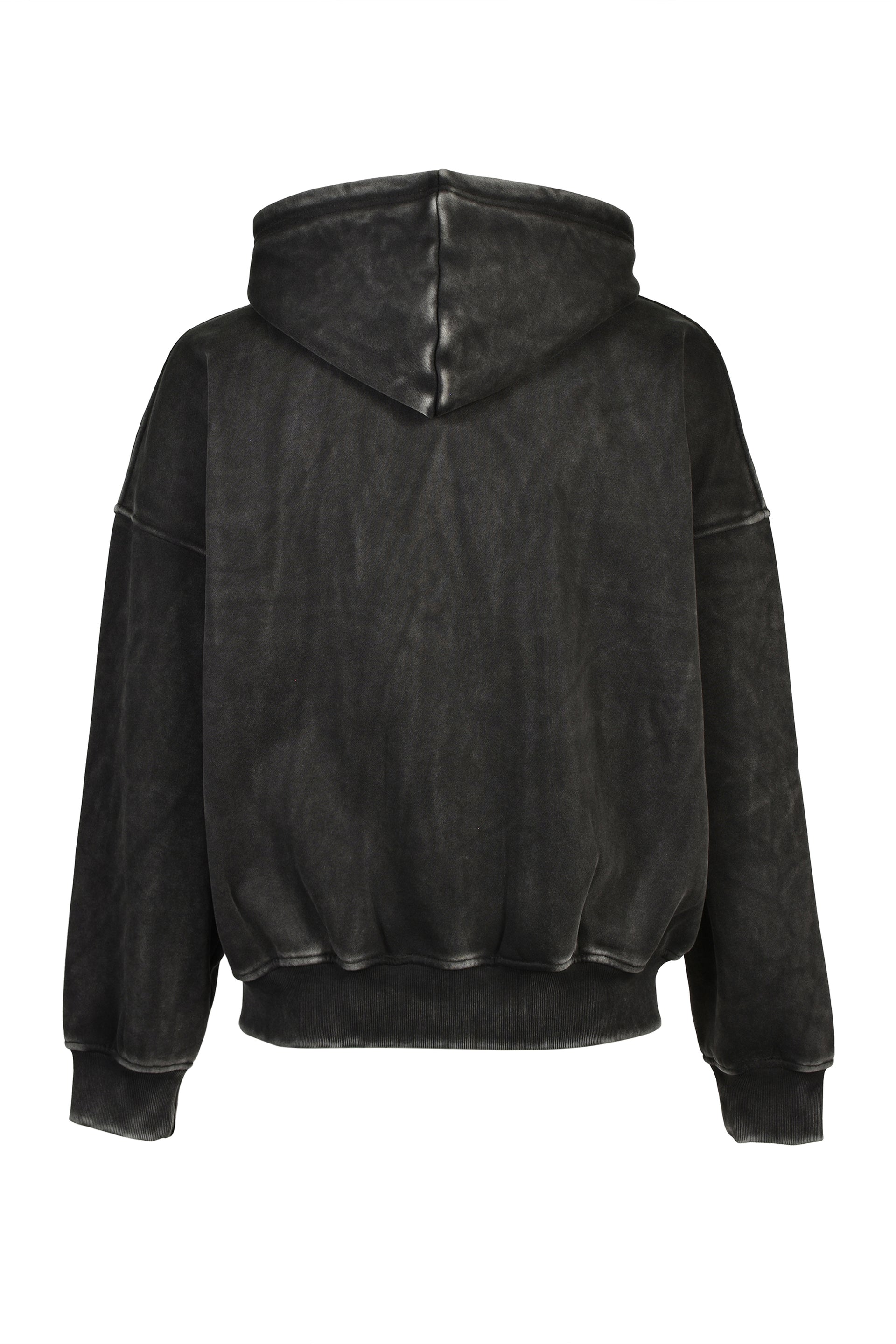 FADE ZIP HOODIE / BLK