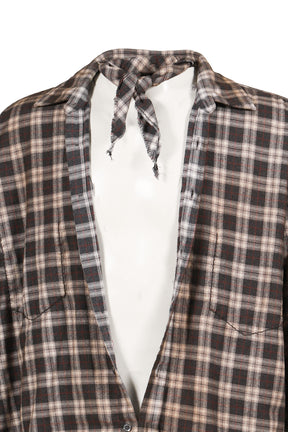 BUTCH CHECK SHIRT / CHA / WHITE 