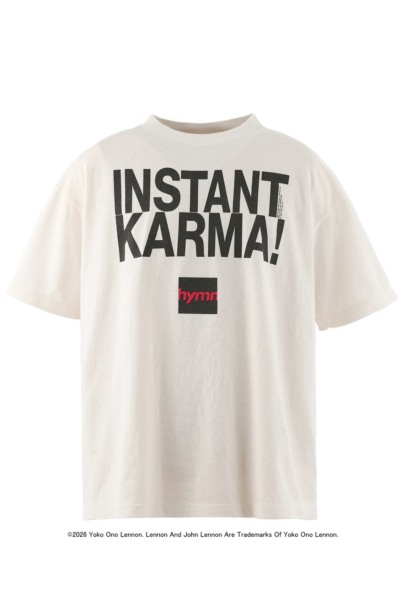 JL_SS T-SHIRT/INSTANT KARMA / WHT