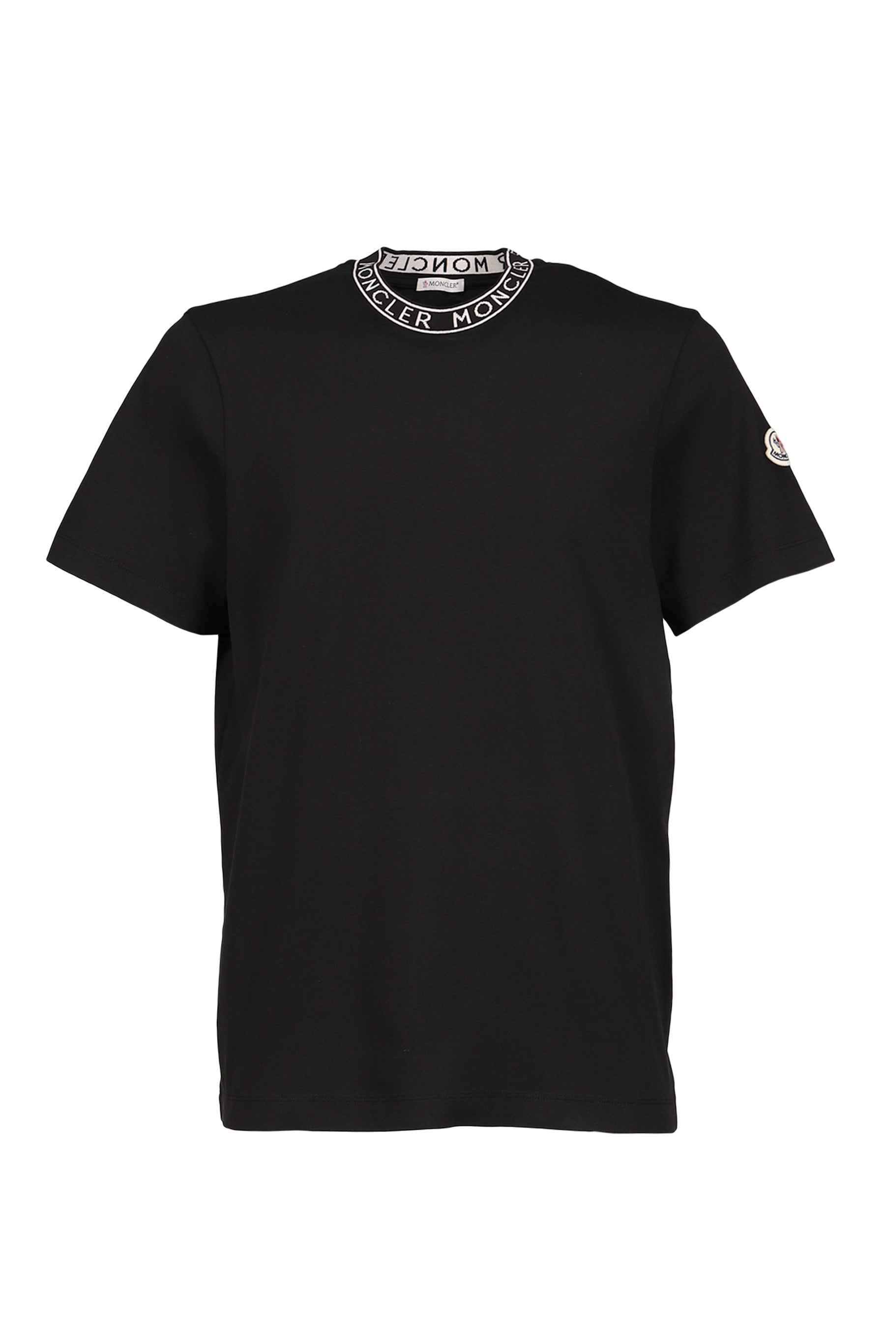 MONCLER モンクレール SS26 NECK LOGO SS T-SHIRT / 999 BLK - NUBIAN
