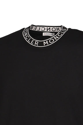 NECK LOGO SS T-SHIRT / 999 BLK
