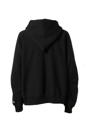 N.HOOLYWOOD × Champion FW23 ZIP UP HOODIE / BLK - NUBIAN