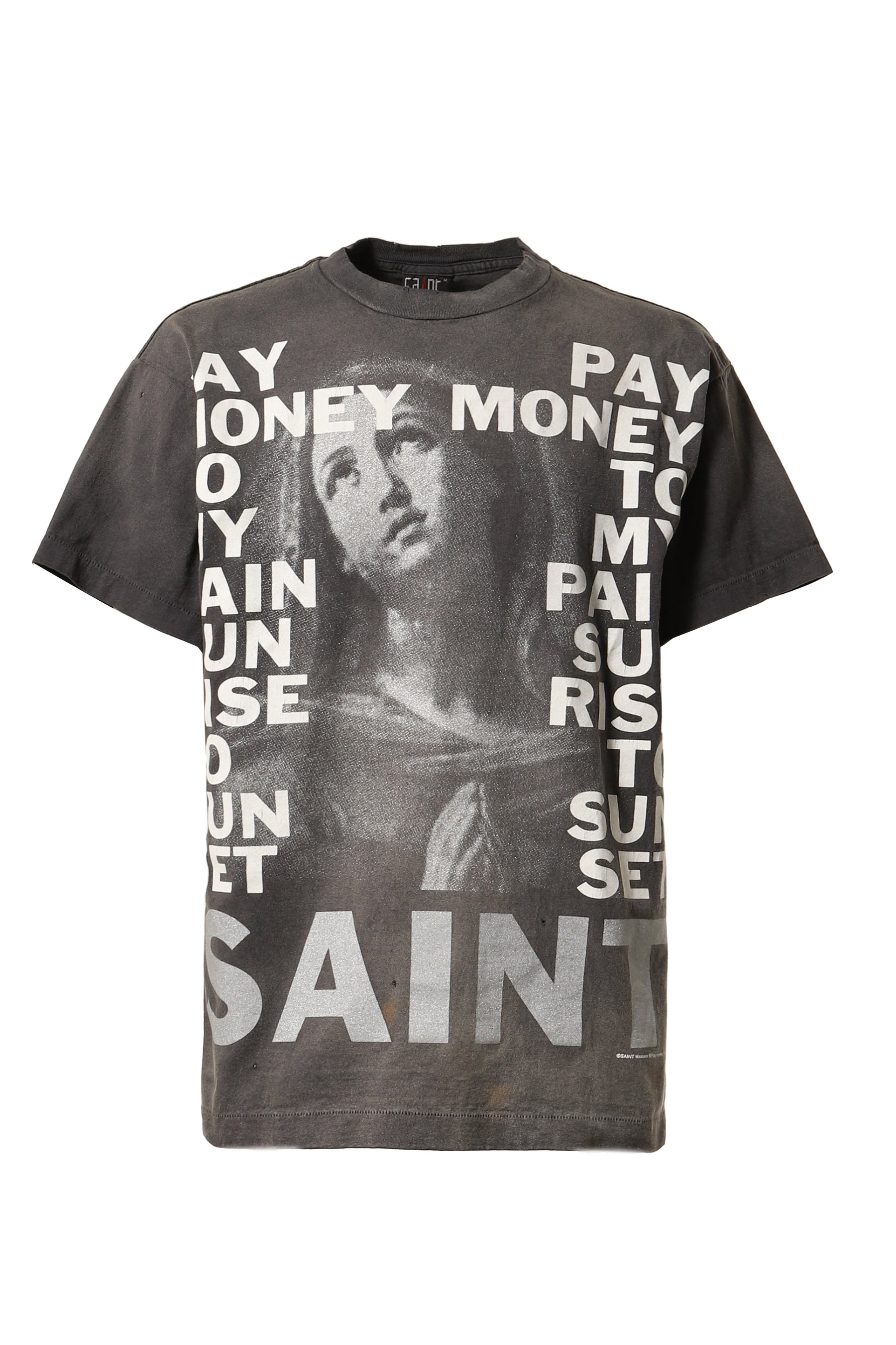 SAINT Mxxxxxx × Pay money To my Pain SS24 PTP_SS TEE/STAY REAL 