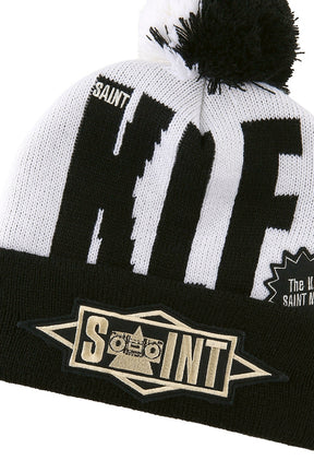 KLF_KNIT CAP/KLF / WHT 