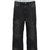 LAYERED BIKER DENIM PANTS / BLK