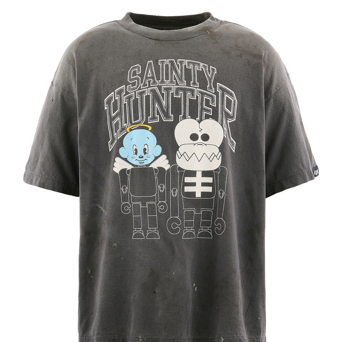 BH_SS TEE/SKULL-K&BABY-M / BLK