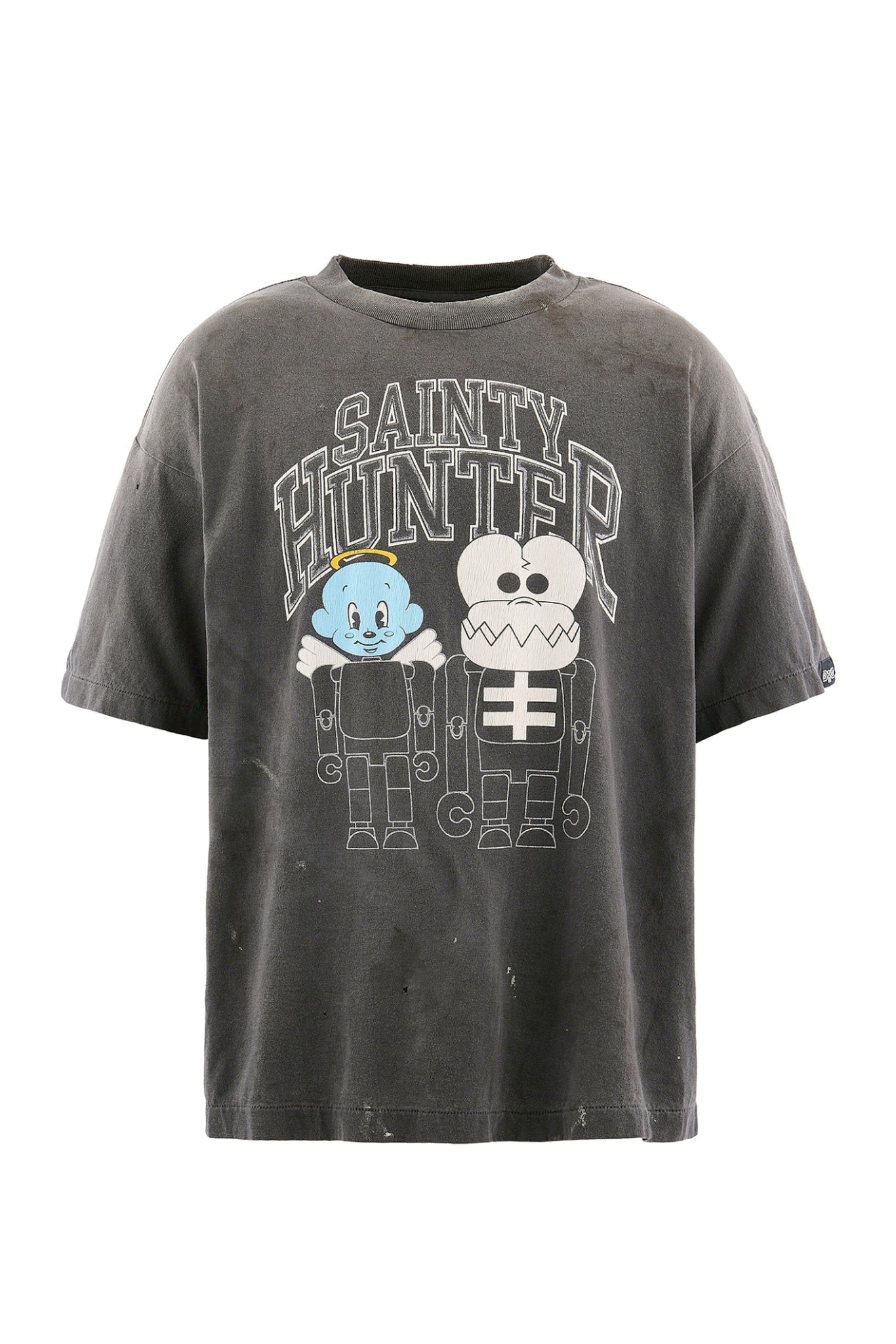 BH_SS TEE/SKULL-K&BABY-M / BLK