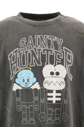 BH_SS TEE/SKULL-K&BABY-M / BLK