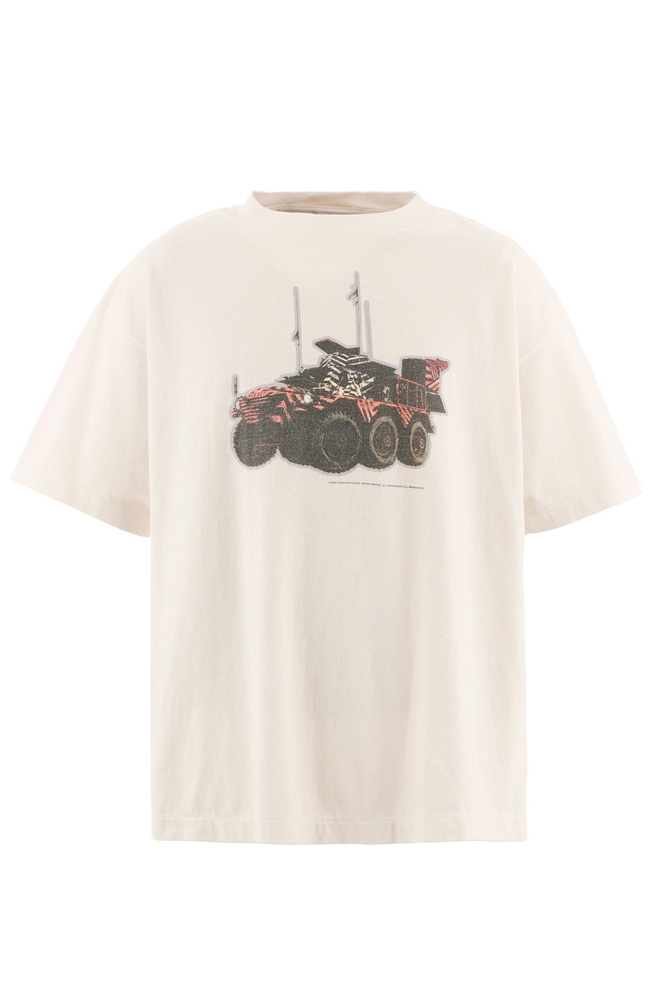 KK_SS TEE/ICECREAM / WHT