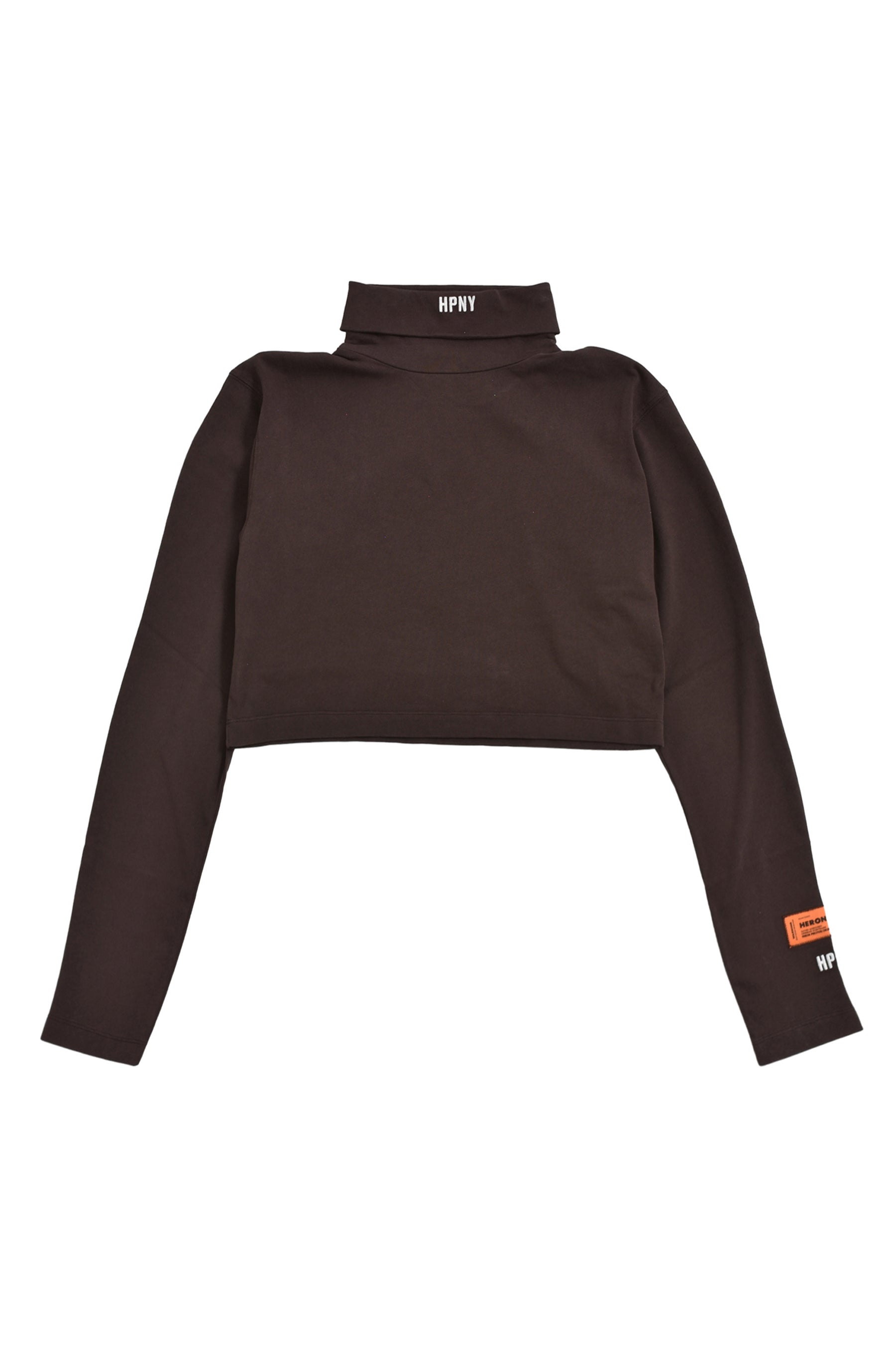 Heron Preston ヘロンプレストン FW23 HPNY CROP LS ROLLNECK / BRW