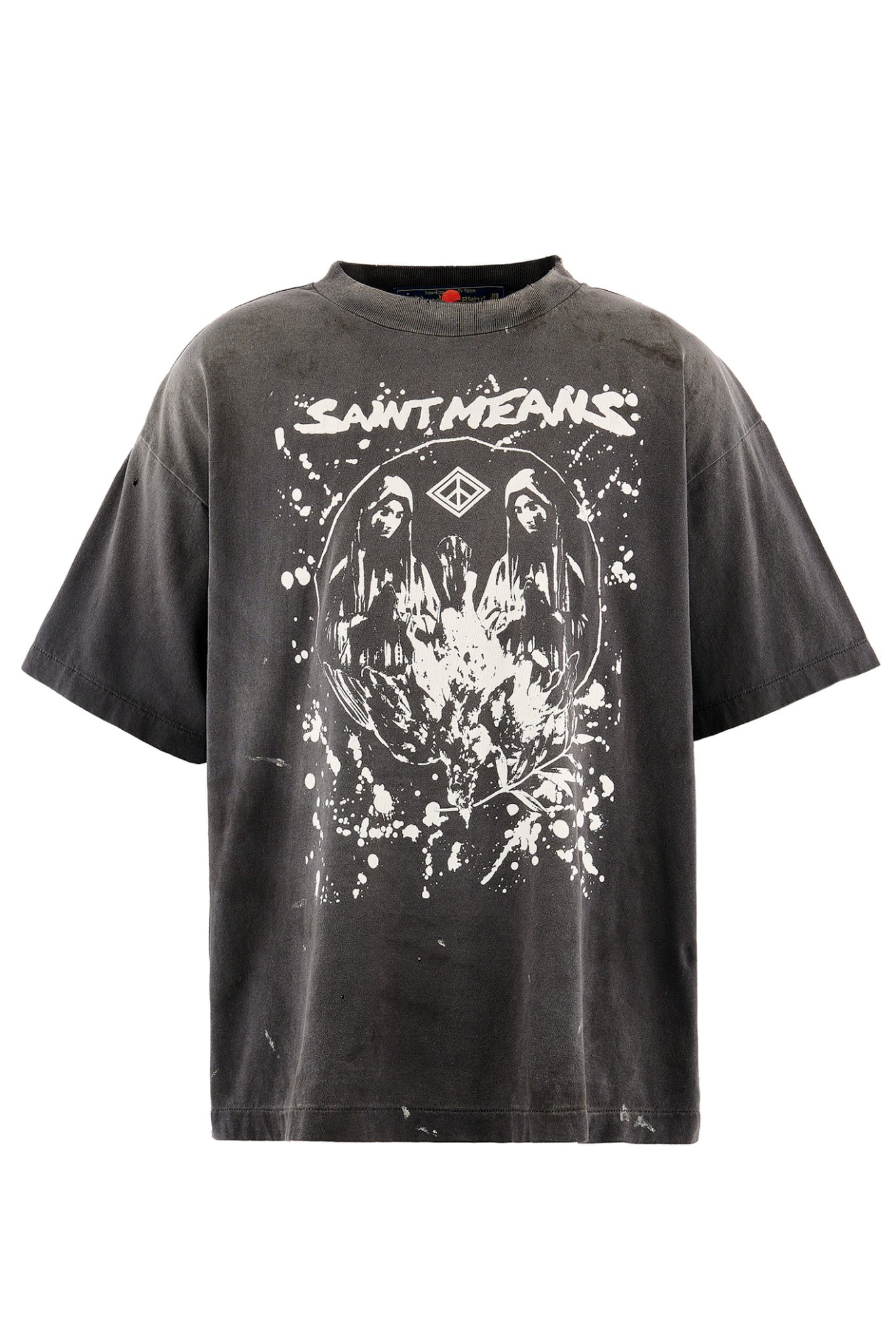 BKM_SS T-SHIRT/SAINT MEANS / BLK