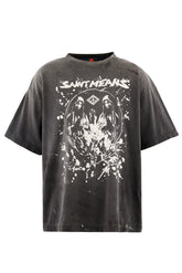 BKM_SS T-SHIRT/SAINT MEANS / BLK