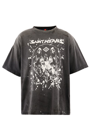 BKM_SS T-SHIRT/SAINT MEANS / BLK