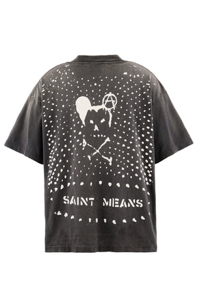 BKM_SS T-SHIRT/SAINT MEANS / BLK