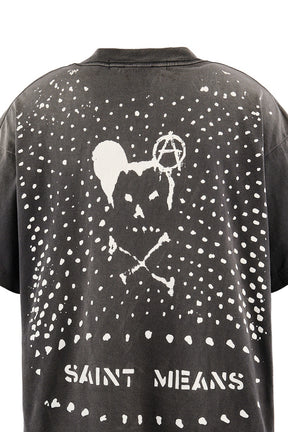 BKM_SS T-SHIRT/SAINT MEANS / BLK