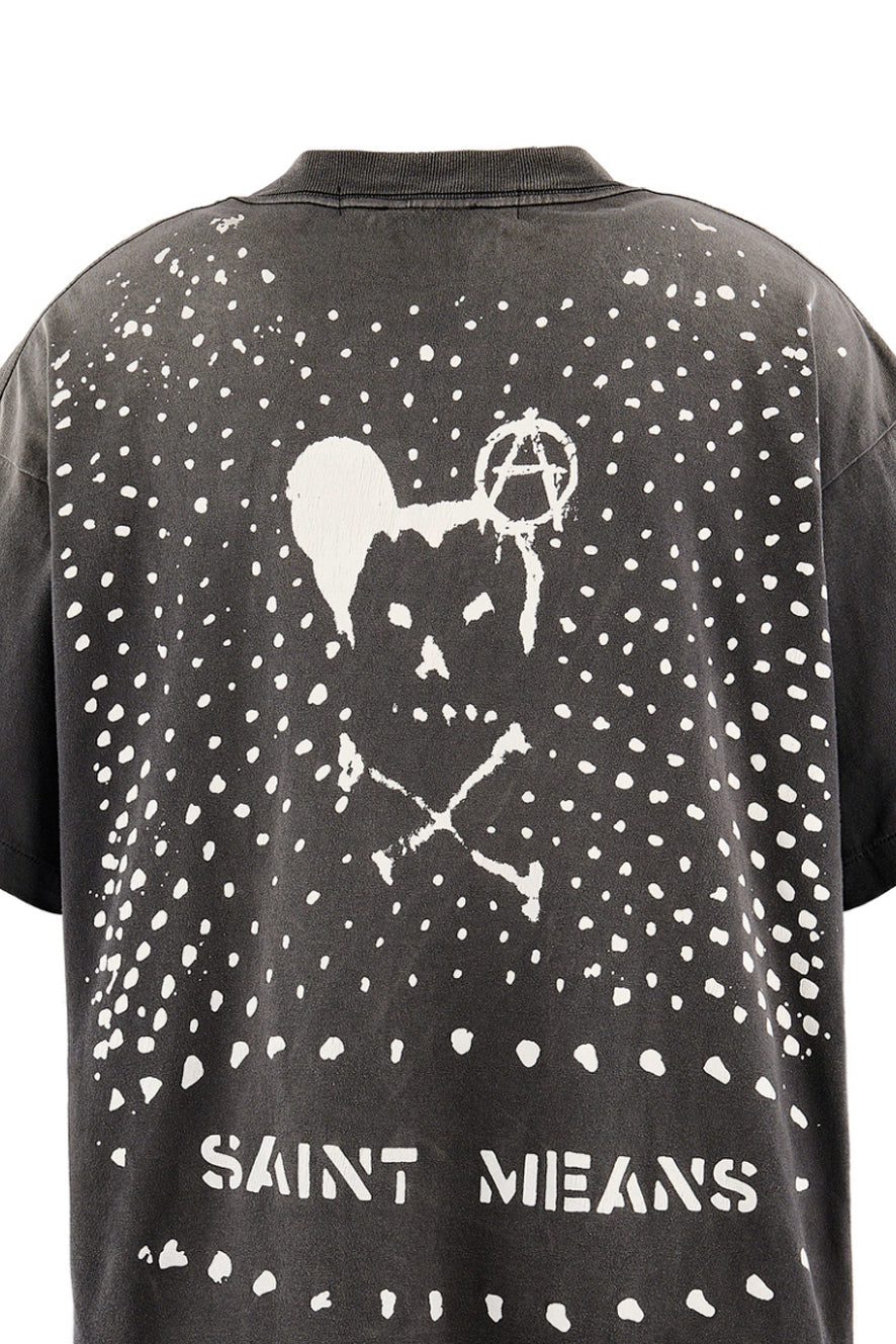 BKM_SS T-SHIRT/SAINT MEANS / BLK