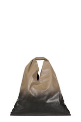 CLASSIC JAPANESE HANDBAG / EARTH CON SPRUZZATURA NERA OPACA