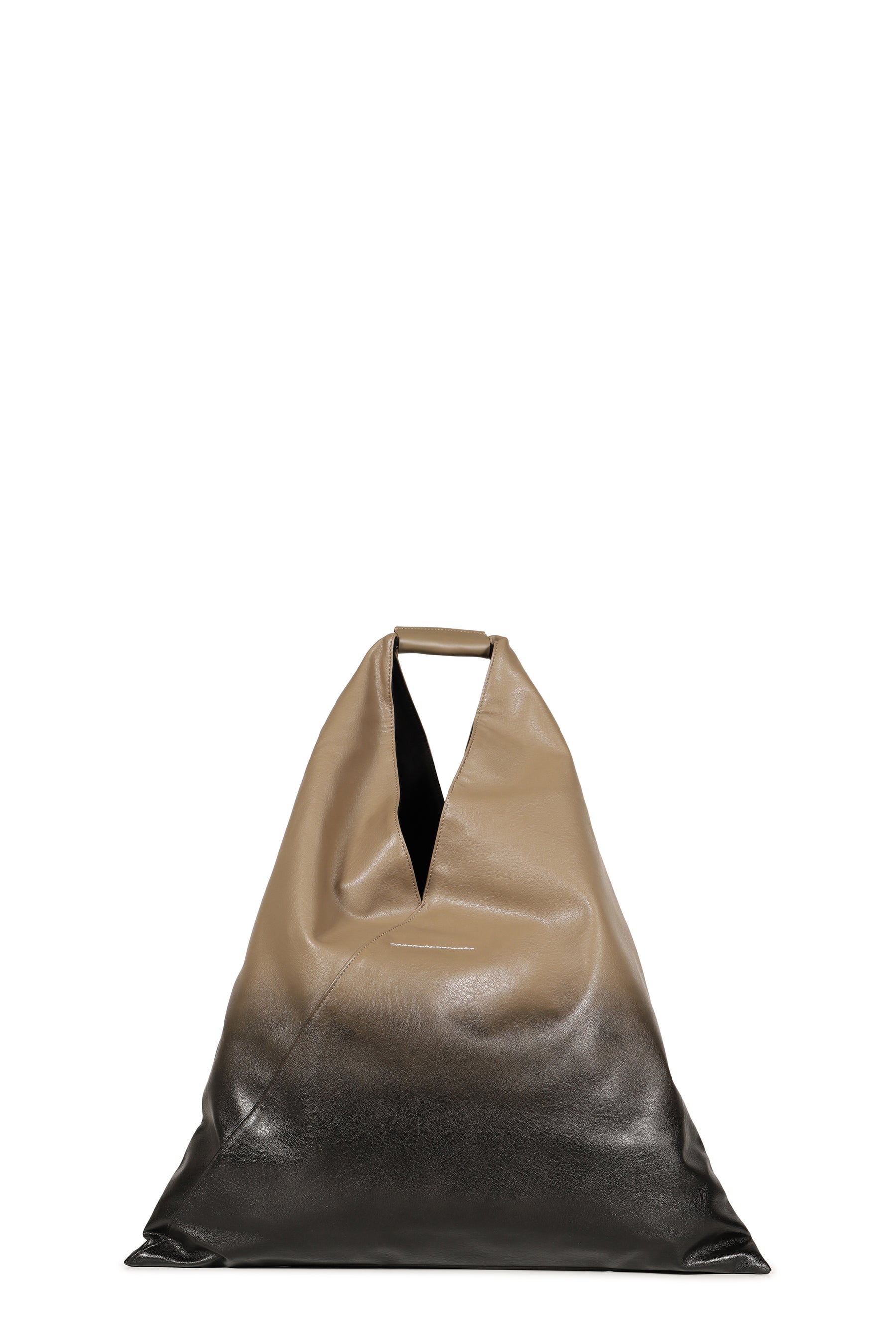 CLASSIC JAPANESE HANDBAG / EARTH CON SPRUZZATURA NERA OPACA