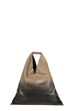 CLASSIC JAPANESE HANDBAG / EARTH CON SPRUZZATURA NERA OPACA