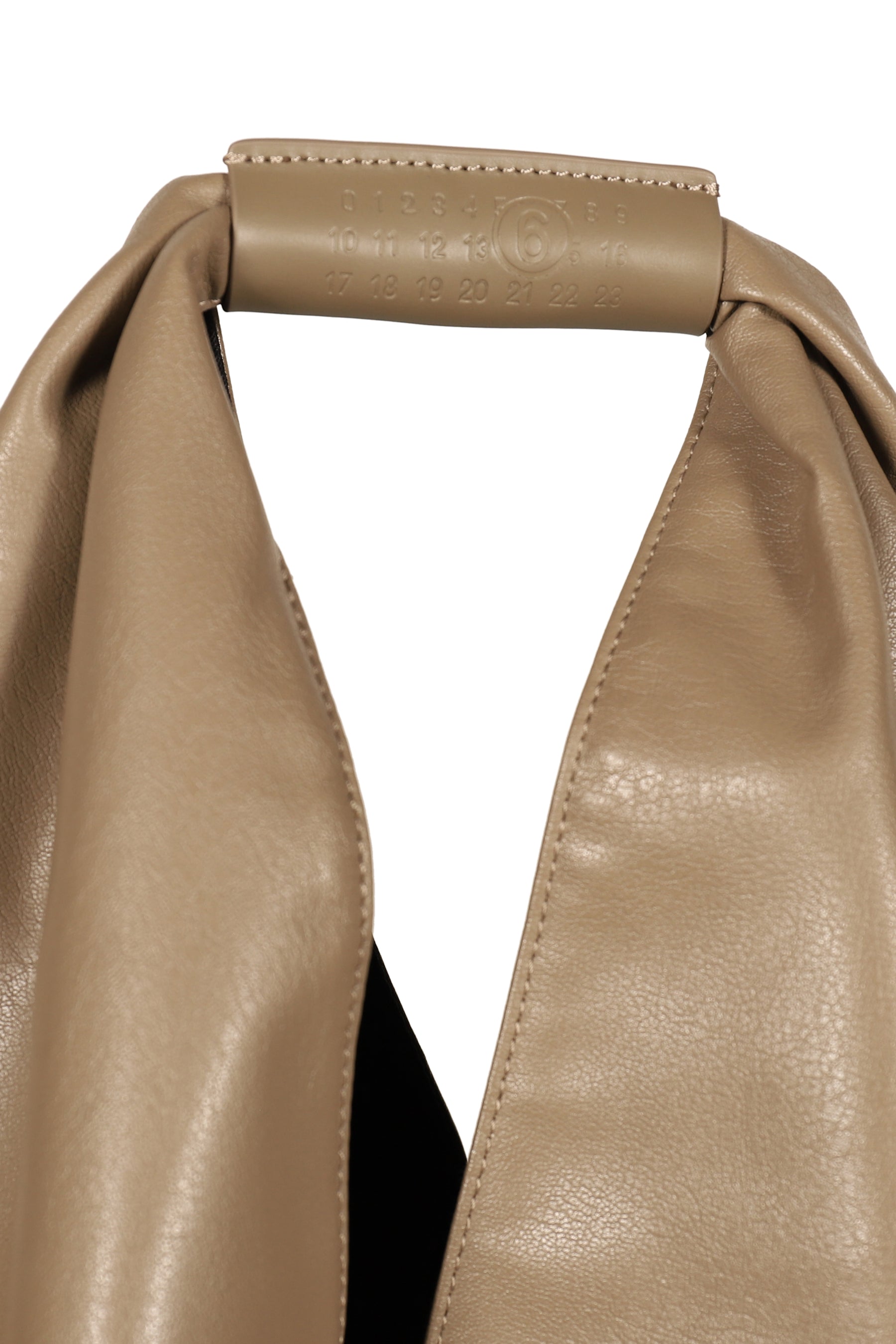 CLASSIC JAPANESE HANDBAG / EARTH CON SPRUZZATURA NERA OPACA