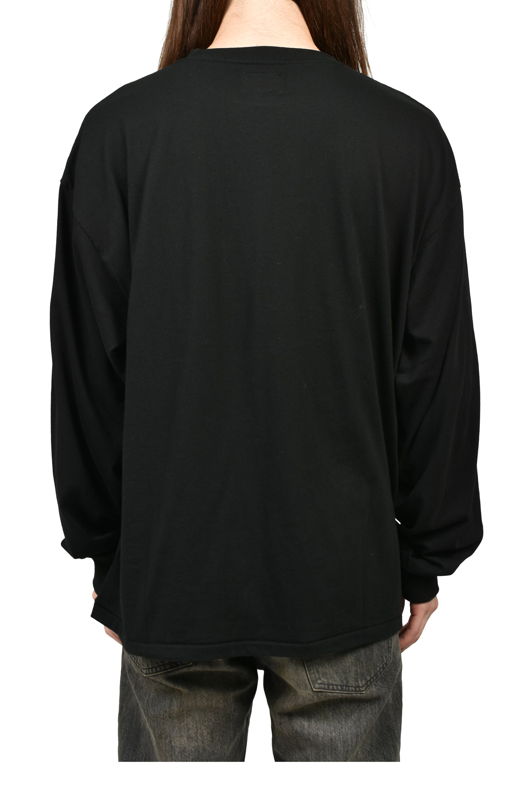 KAMIYA カミヤ SS26 “ALL AROUND YOU” L/S TEE T/C / BLK - NUBIAN