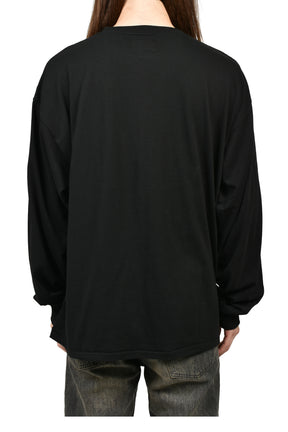 “ALL AROUND YOU” L/S TEE T/C / BLK