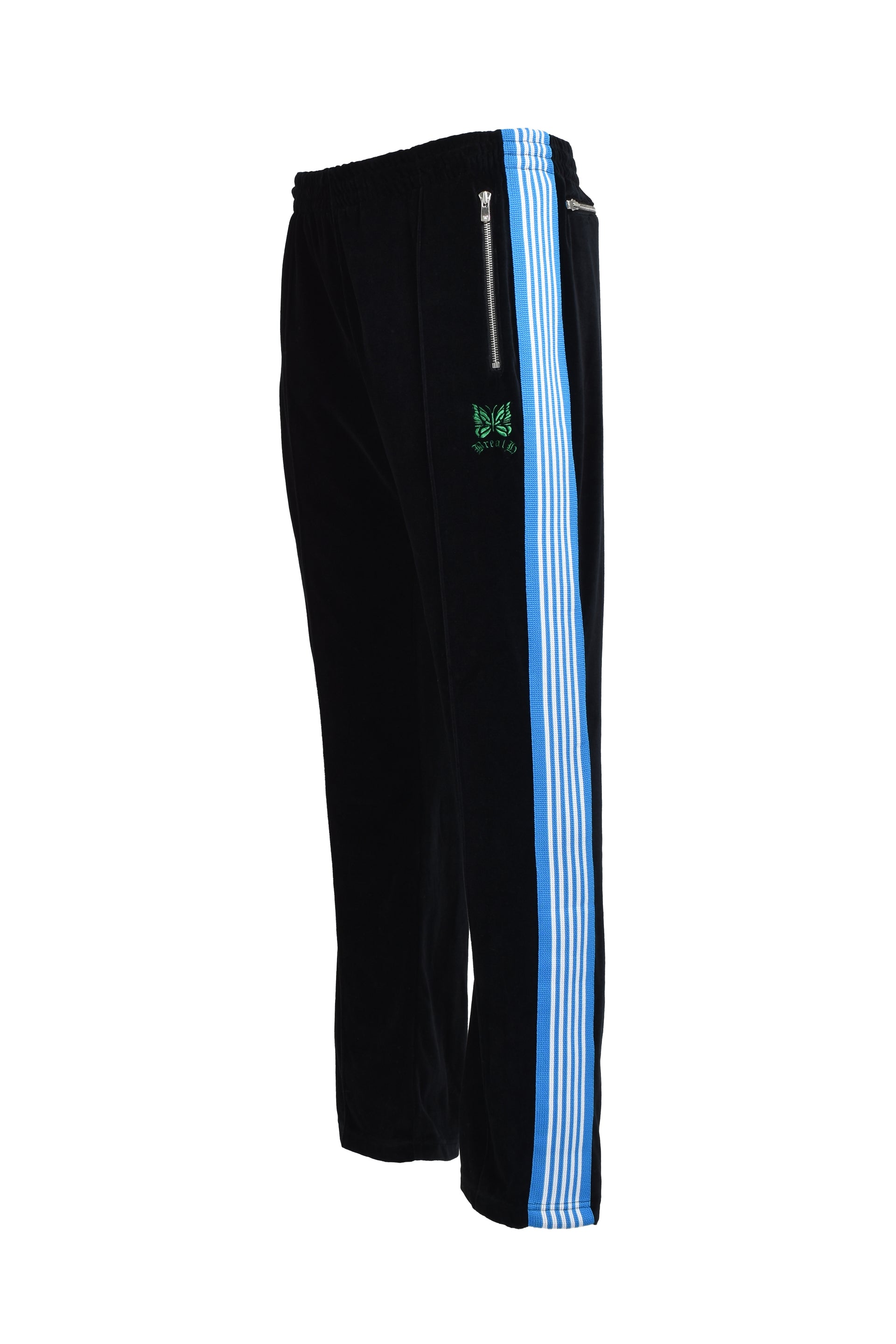 NARROW TRACK PANT - C/PE VELOUR / BLK MULTI