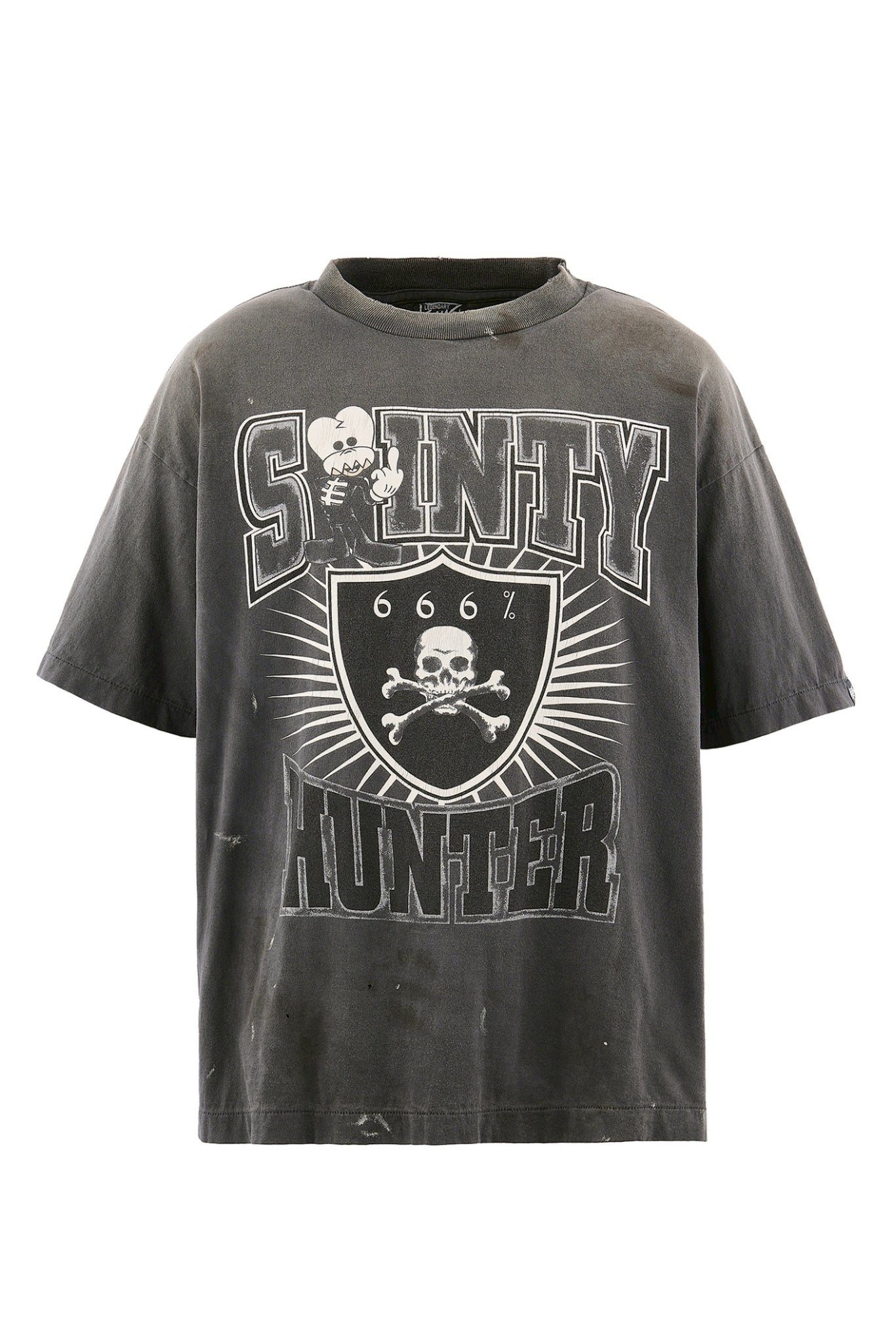 BH_SS T-SHIRT/SAINTY HUNTER/BLK / BLK