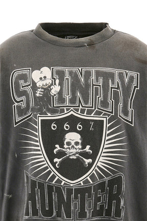 BH_SS T-SHIRT/SAINTY HUNTER/BLK / BLK