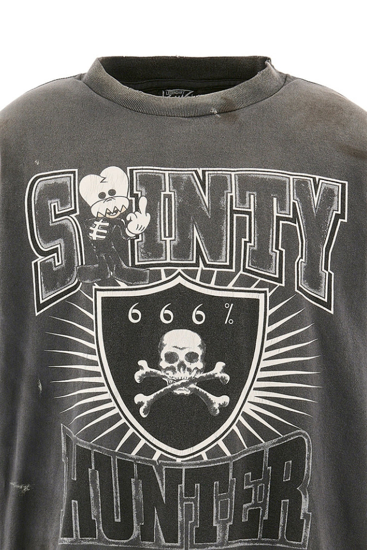 BH_SS T-SHIRT/SAINTY HUNTER/BLK / BLK