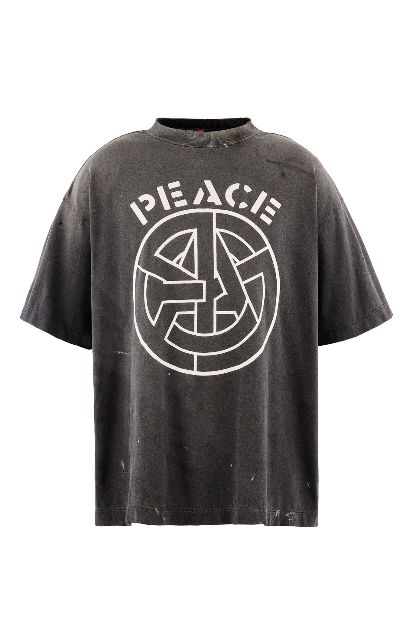 BKM_SS T-SHIRT/PEACE / BLK