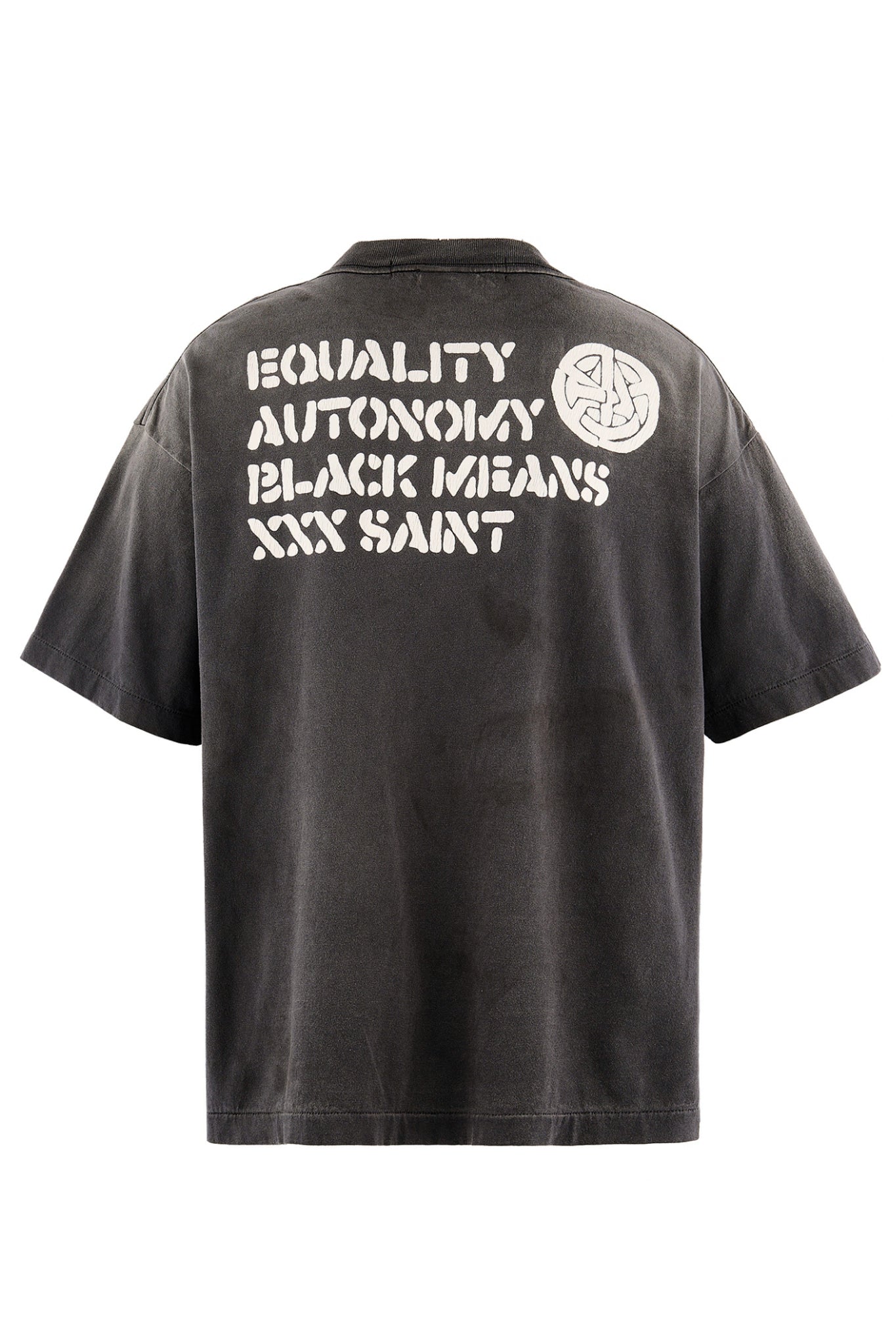 BKM_SS T-SHIRT/PEACE / BLK