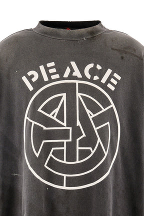 BKM_SS T-SHIRT/PEACE / BLK
