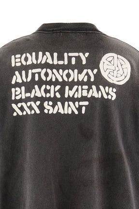 BKM_SS T-SHIRT/PEACE / BLK