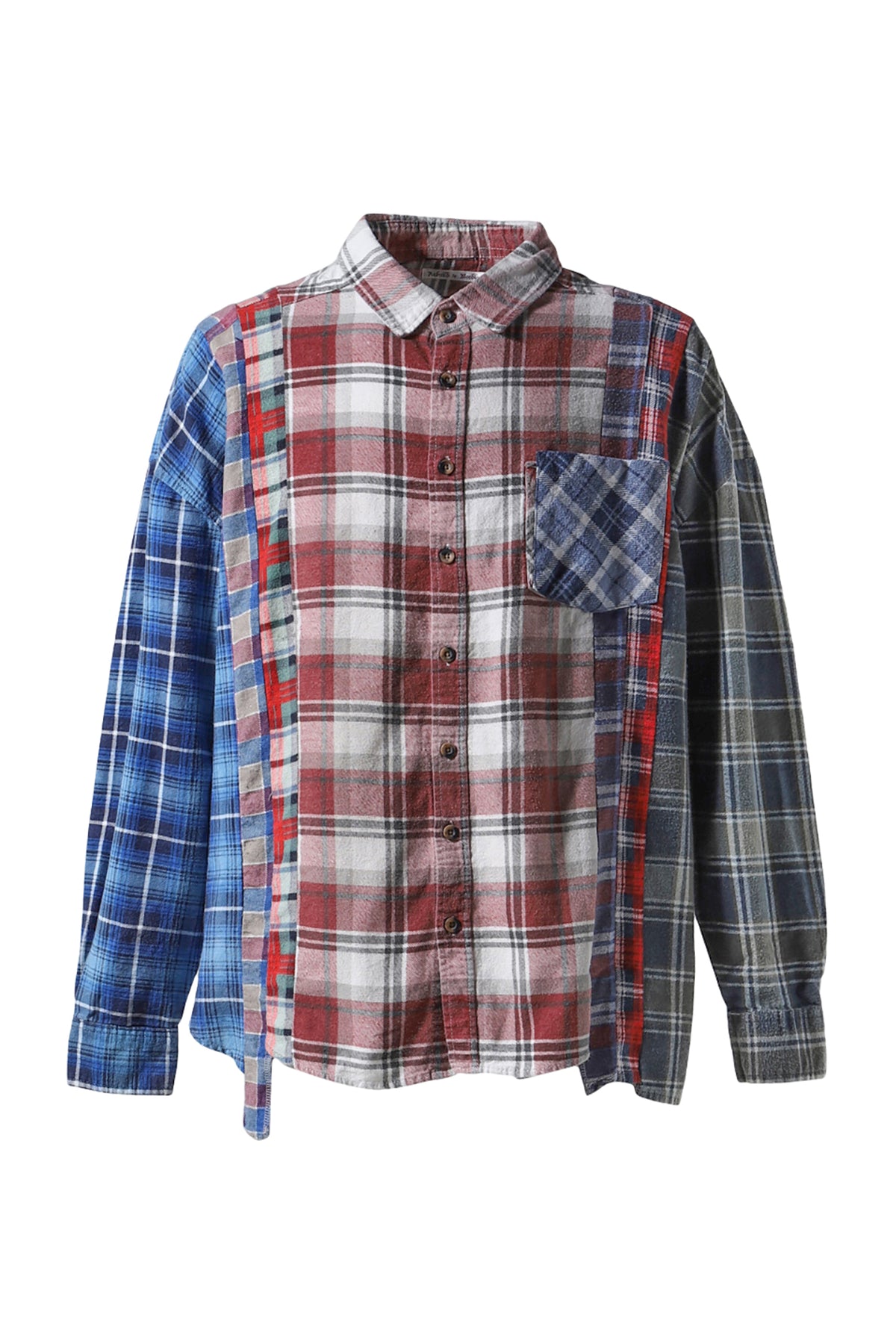 FLANNEL SHIRT -> 7 CUTS WIDE SHIRT / ASSORTED