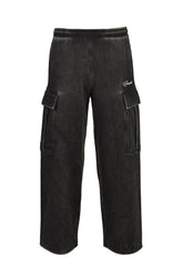 FADE CARGO PANTS / BLK