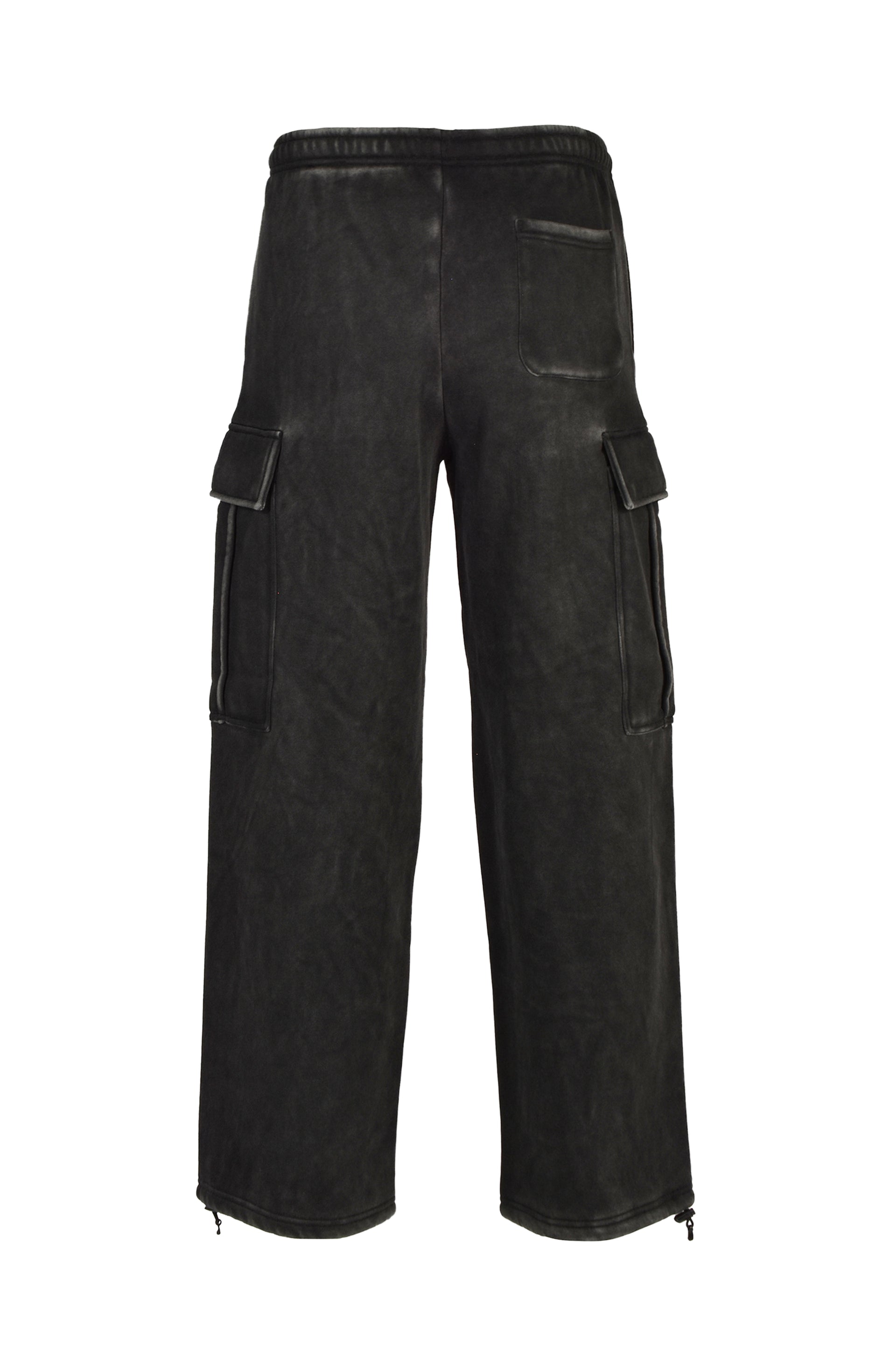 FADE CARGO PANTS / BLK