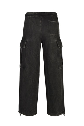 FADE CARGO PANTS / BLK